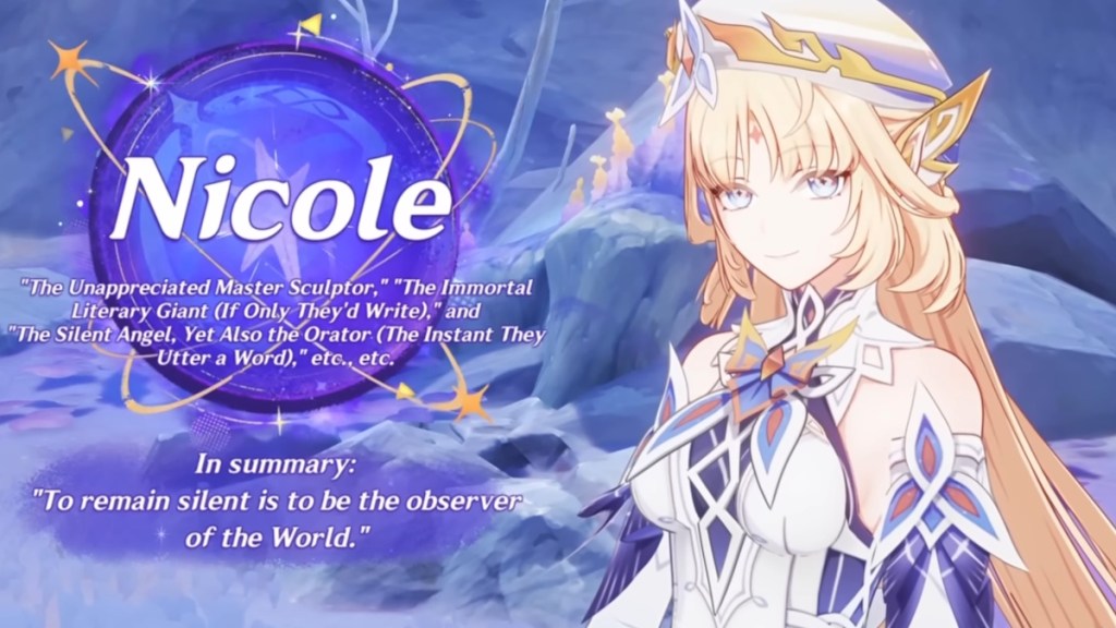 Nicole Genshin Impact lore