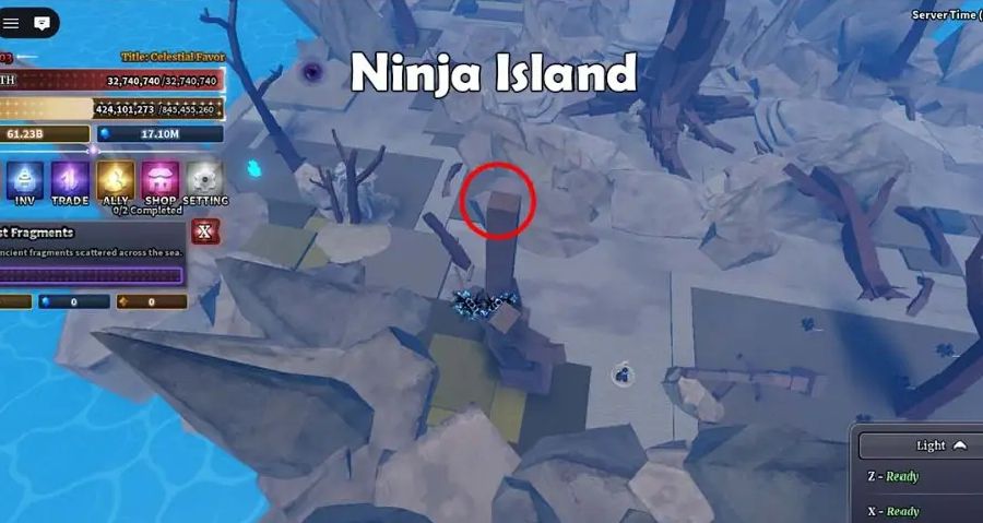 Ninja Island fragment