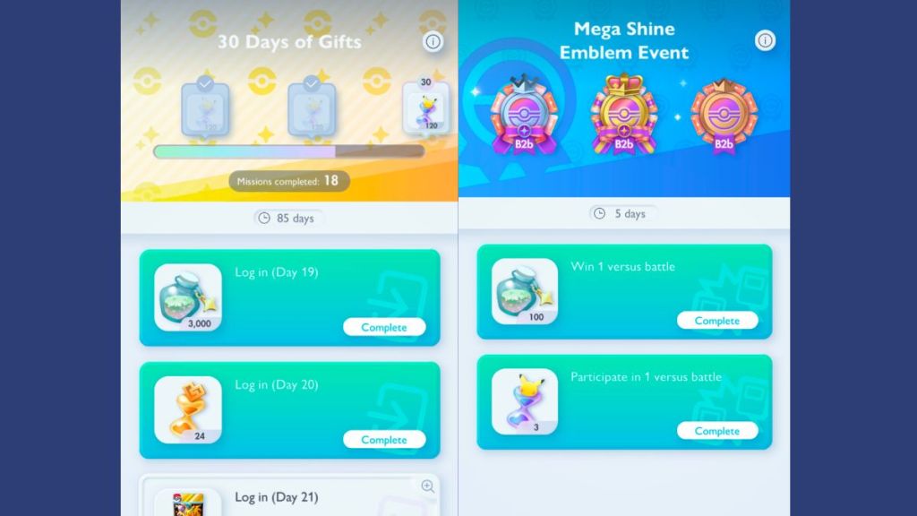 Pokemon TCG Pocket Free Pack Hourglasses from Events