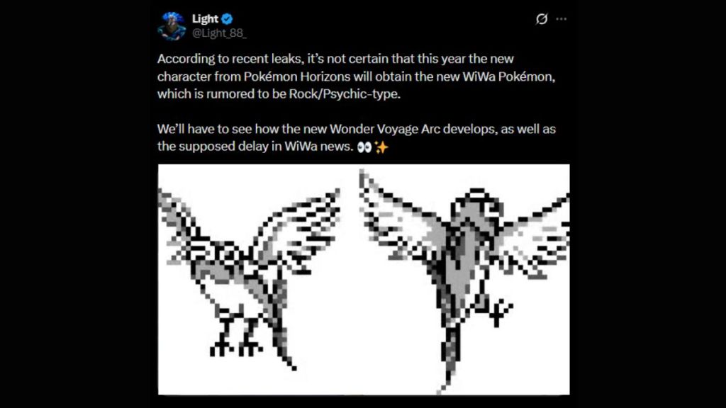 Pokemon Winds and Waves Leaked Pokemon 