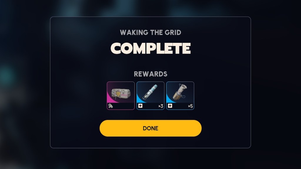 Rewards for completing Waking the Grid quest in Arc Raiders