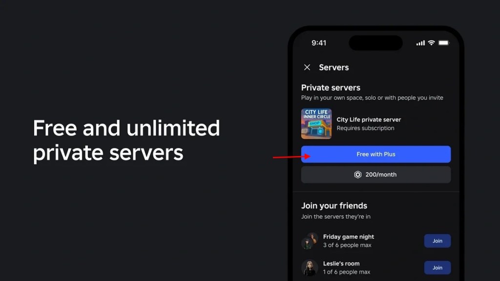 Roblox Plus free private server