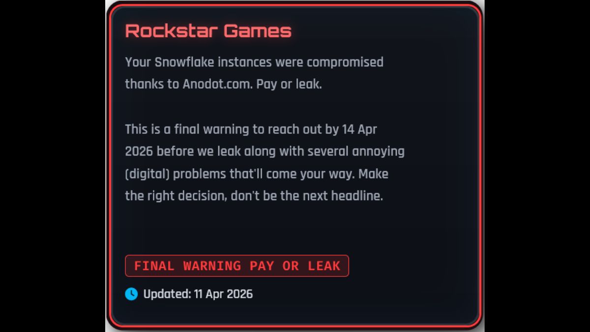 Hackers Threaten To Leak Stolen Rockstar Data Is GTA 6 Release At Risk Rockstar Games GTA 6 Leak 