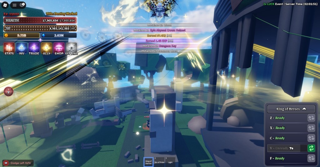 Sailor Piece keybinds PC