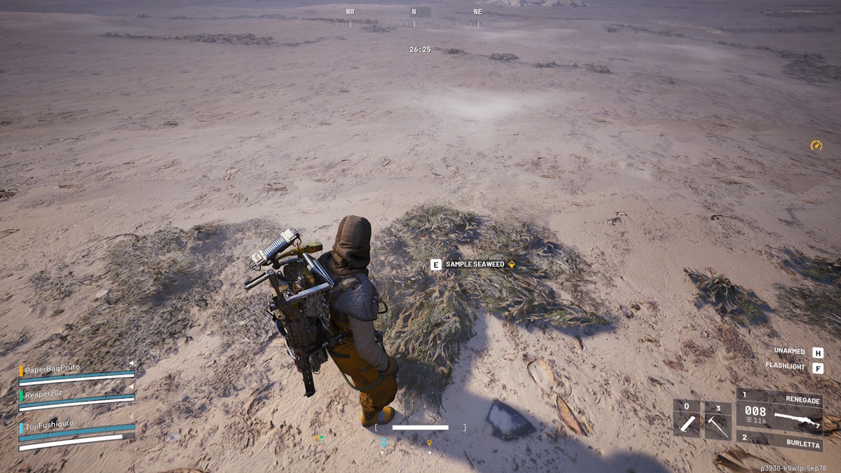 Muestra de algas en Arc Raiders