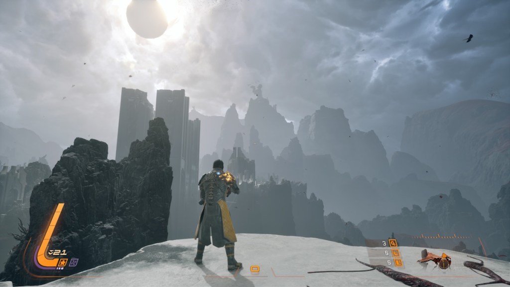 Shattered Rise biome in Saros