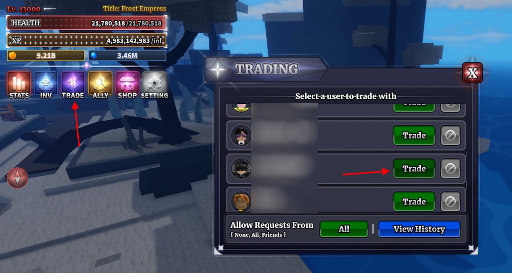 Start Trading in Sailor Piece