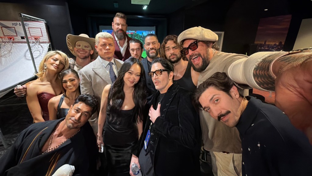 Street Fighter 2026 movie cast taking a selfie