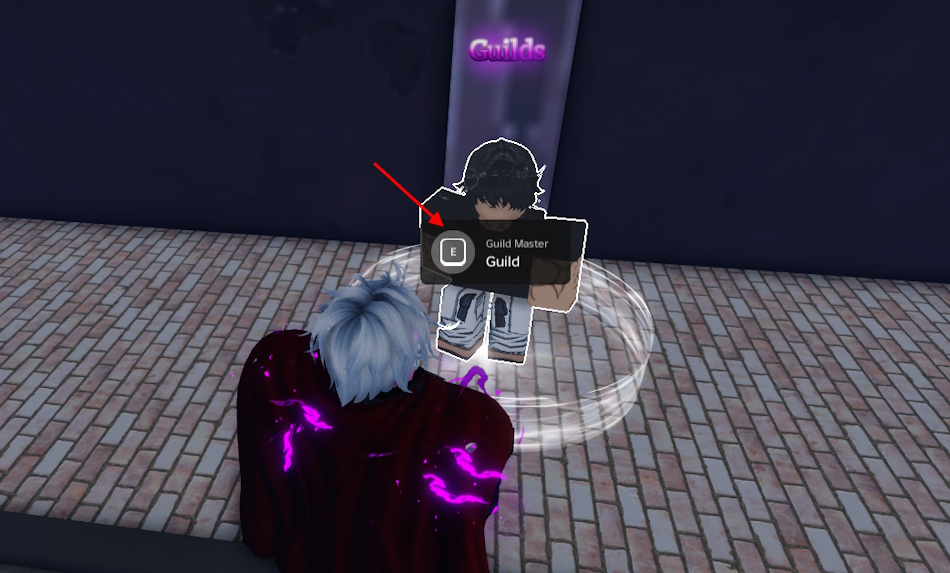 Talk to Guild Master NPC