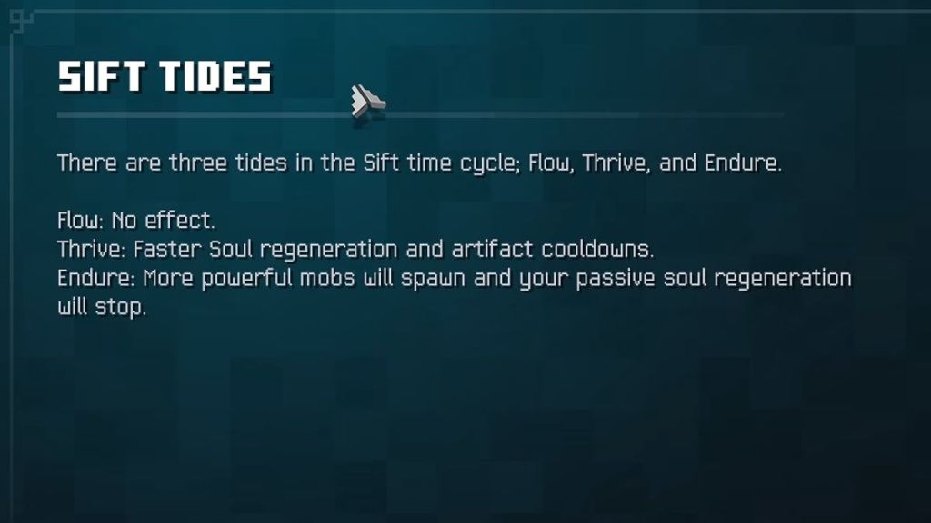 The Sift Time Cycle with Tide System