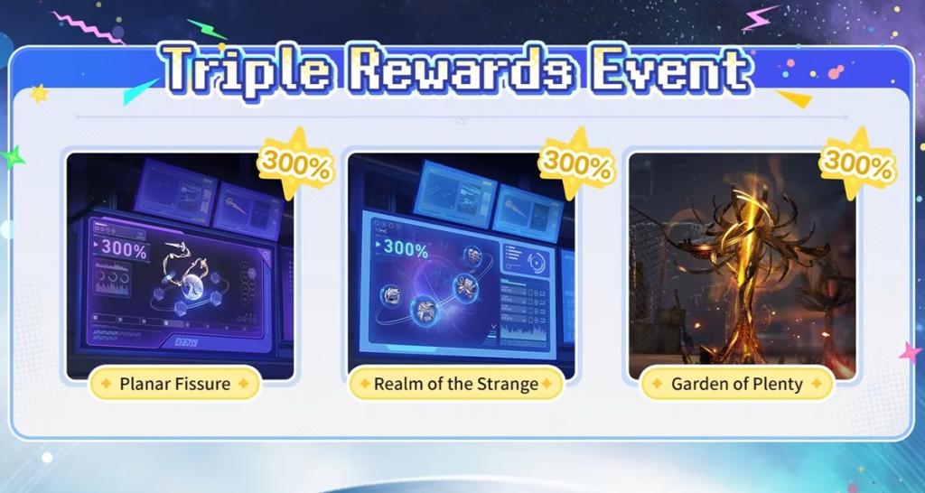 Tripple Rewards event HSR