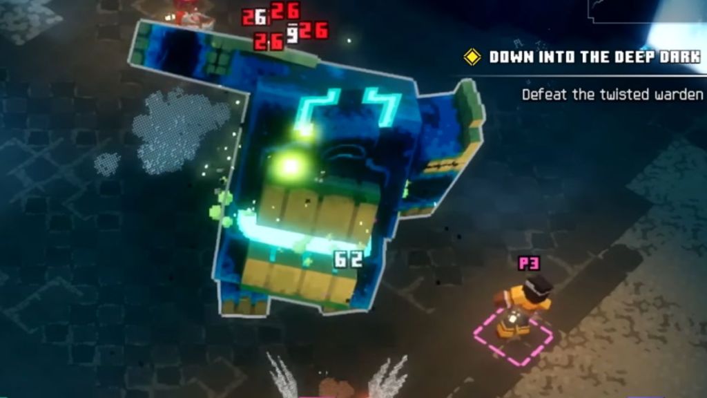 Twisted Warden Boss in Minecraft Dungeons 2