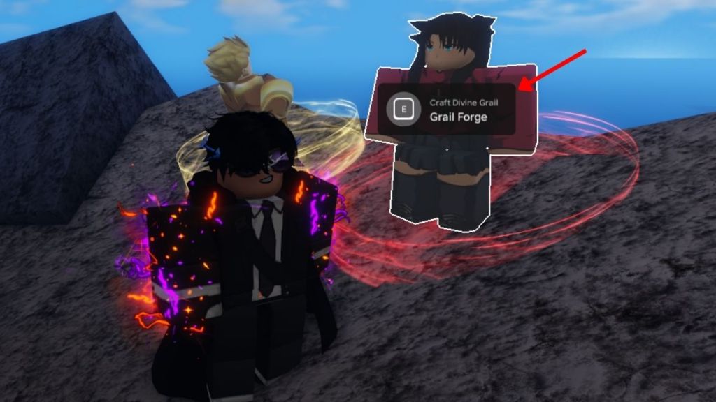 Use Broken Sword NPC