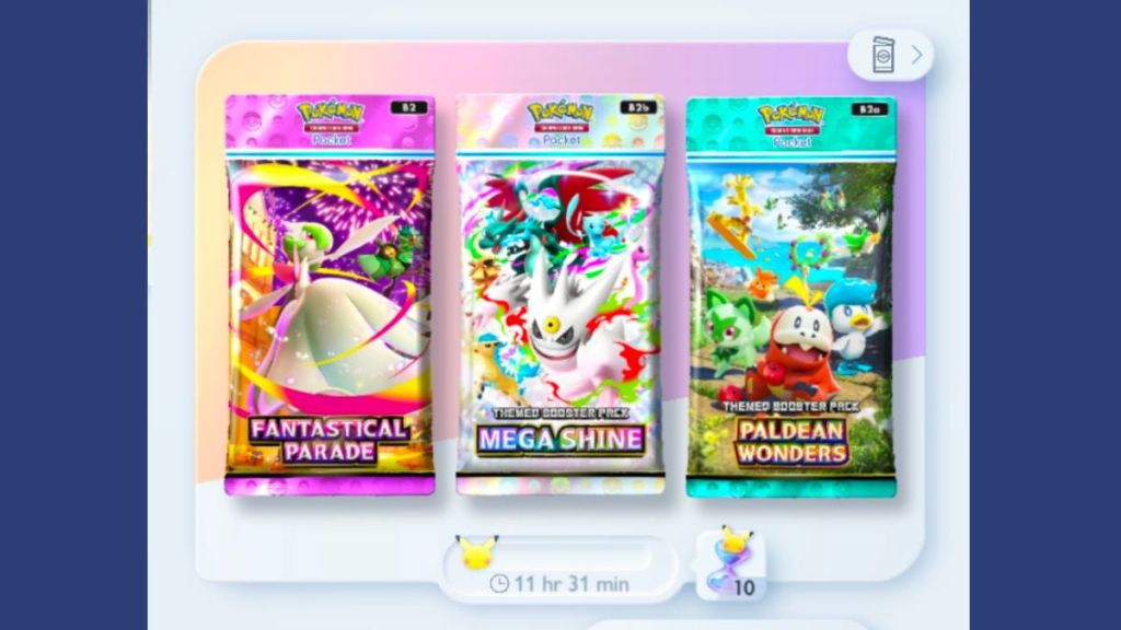 Use Pokemon TCG Pocket Free Pack Hourglasses to Open Packs