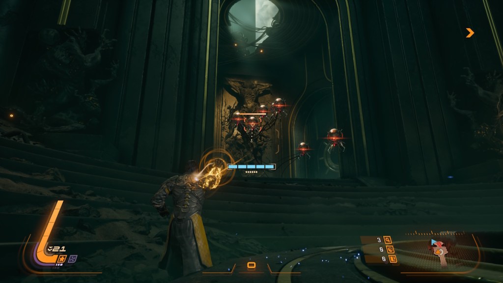 Using Power Weapon in Saros