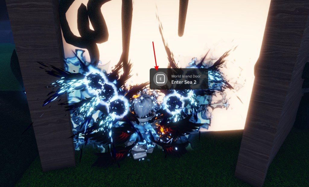 World Island door in Sailor Piece