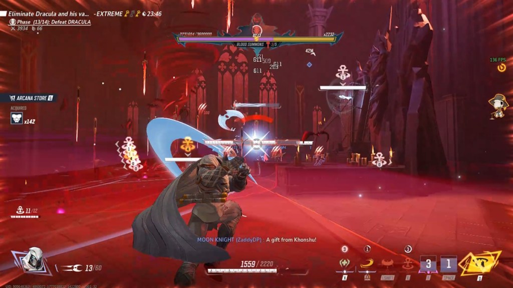 Damaging the floating swords in Marvel Rivals