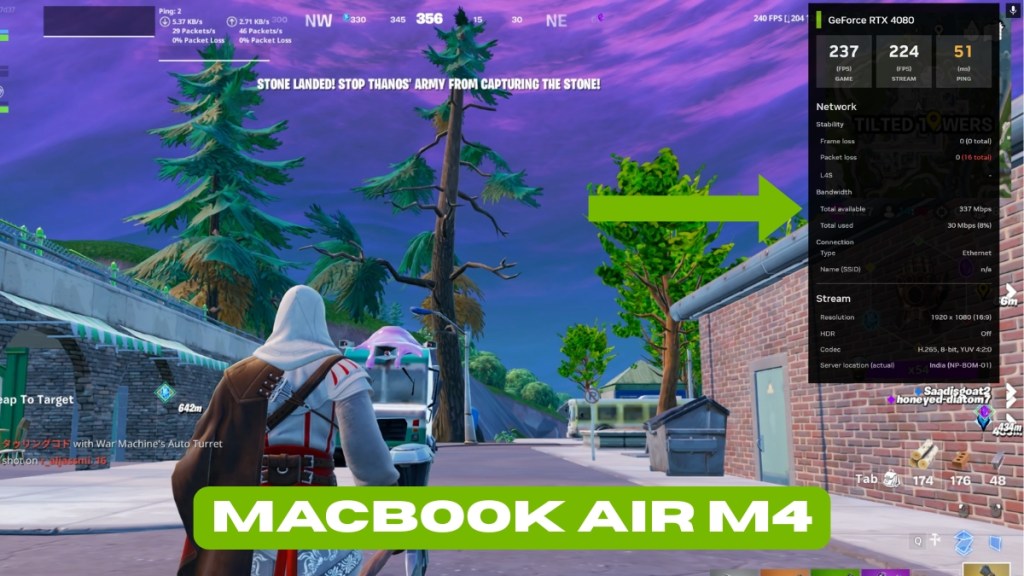 NVIDIA GeForce Now Fortnite on Mac