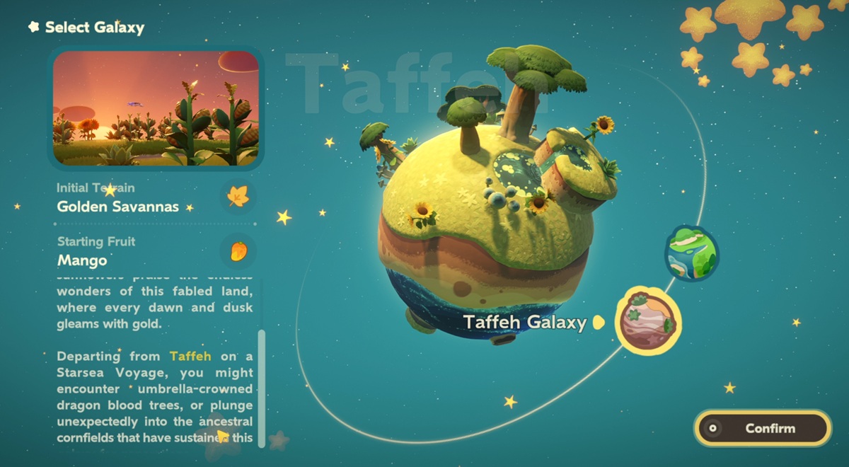 elige la galaxia Petit Planet