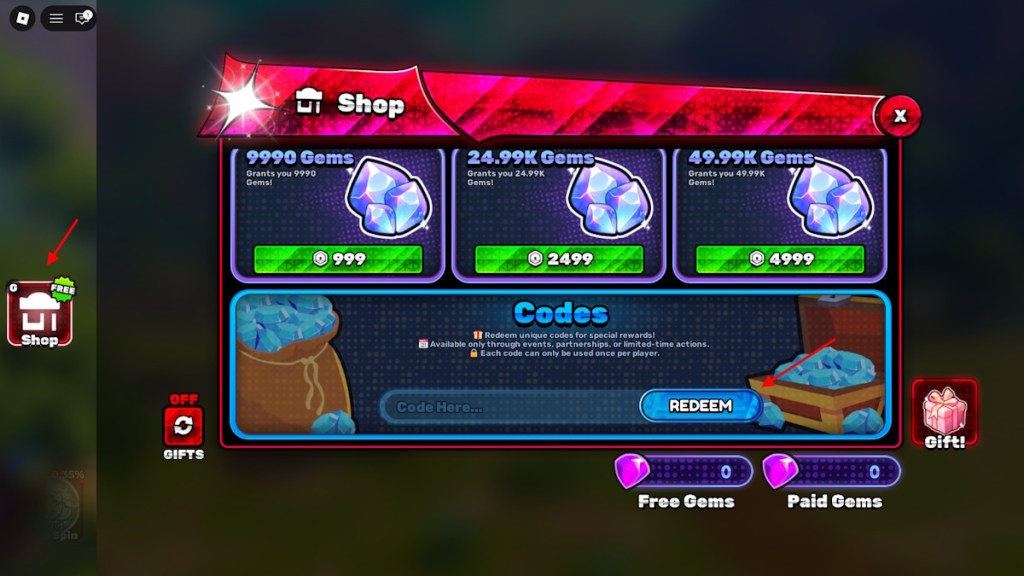 redeem World fighters codes