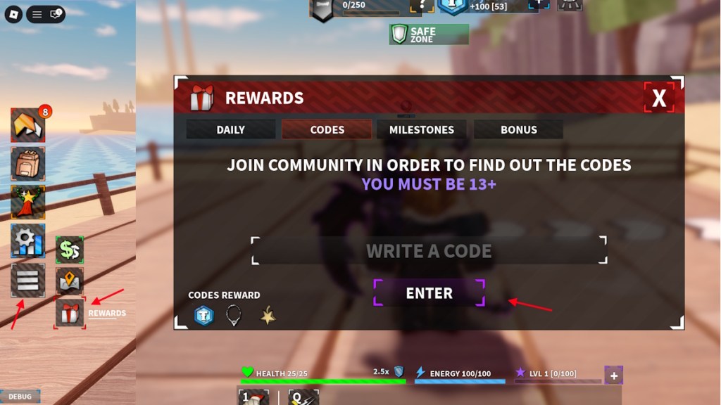 redeem anime power league codes