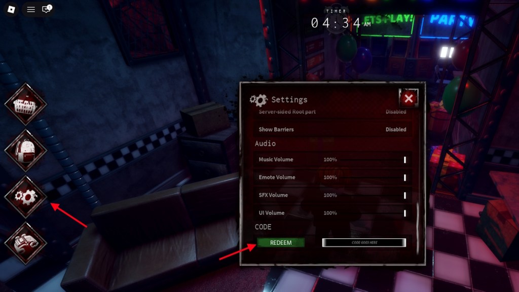 redeem bite by night codes