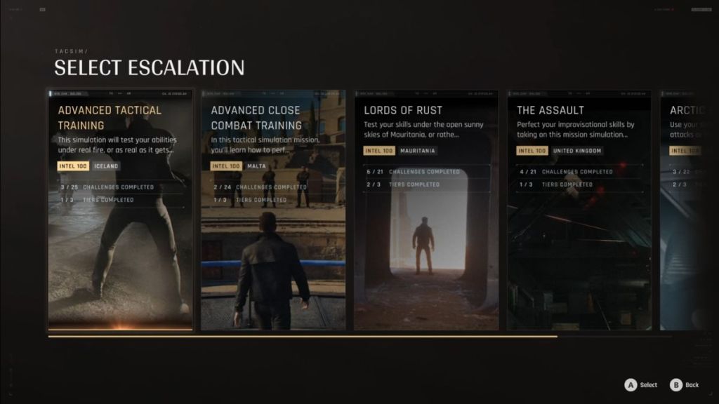 007 First Light TacSim Escalations