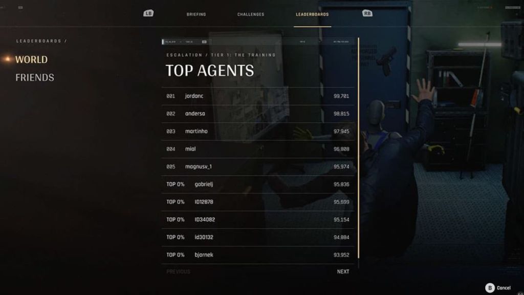 007 First Light TacSim Leaderboard