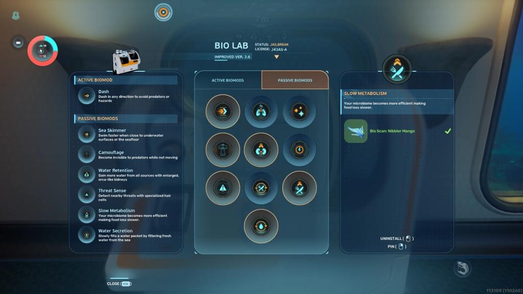 Additional Biomod mod Subnautica 2