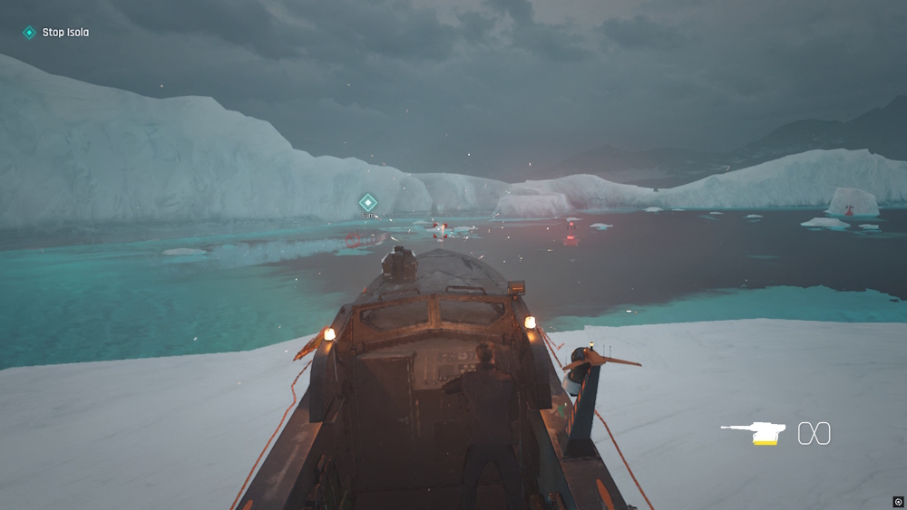 Boat with missiles in 007 game