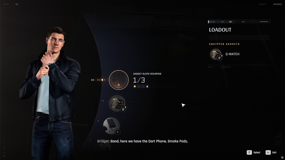 Bond gadgets loadout in 007 First Light review