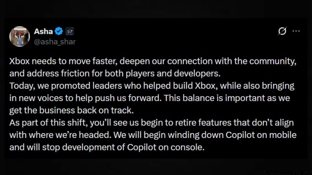 Copilot for mobile and consoles scrapped