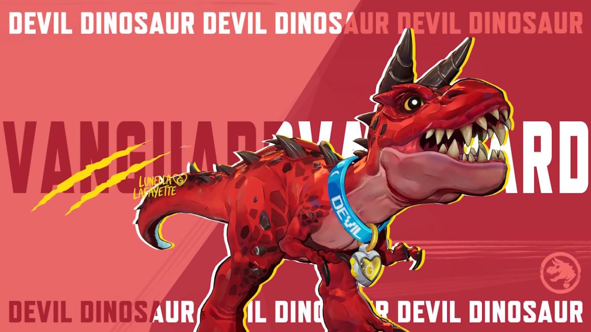 Devil Dinosaur background
