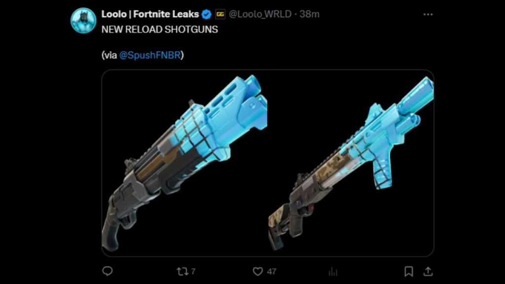 Fortnite 40.40 Reload Morphite Shotguns
