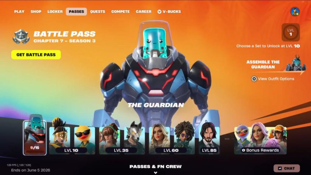 Fortnite Chapter 7 Season 3 Battle Pass Launch