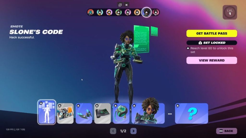 Fortnite Chapter 7 Season 3 Vanguard Slone Set