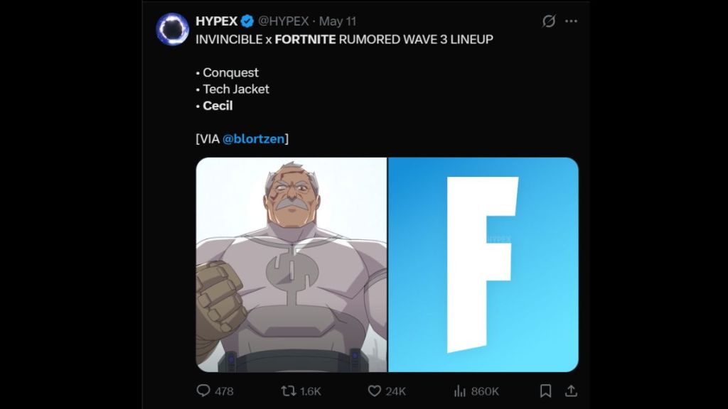 Fortnite Invincible Wave 3