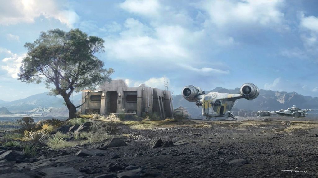 Fortnite Mandalorian Sanctuary Loading Screen