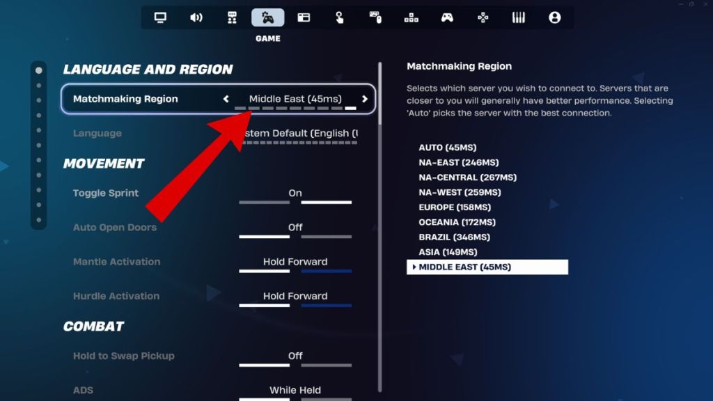 Fortnite Matchmaking Error 1 Region