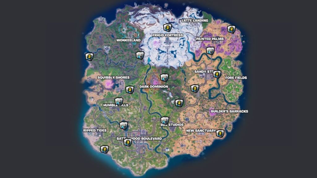 Fortnite Overwatch Caches Locations