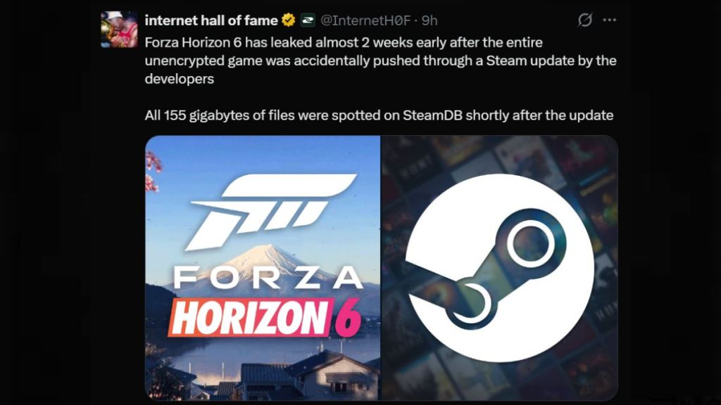 Forza Horizon 6 PC build leaked online