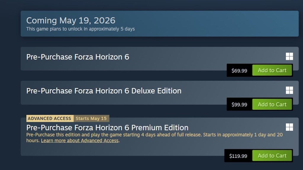 Forza Horizon 6 on Steam