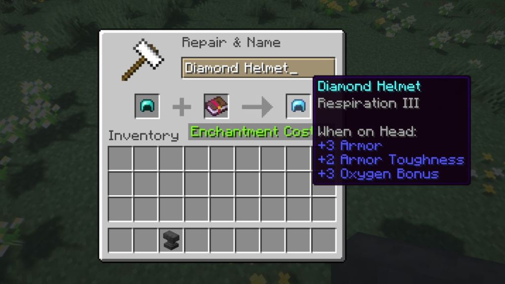 Cómo obtener el encantamiento de respiración en Minecraft usando libros encantados