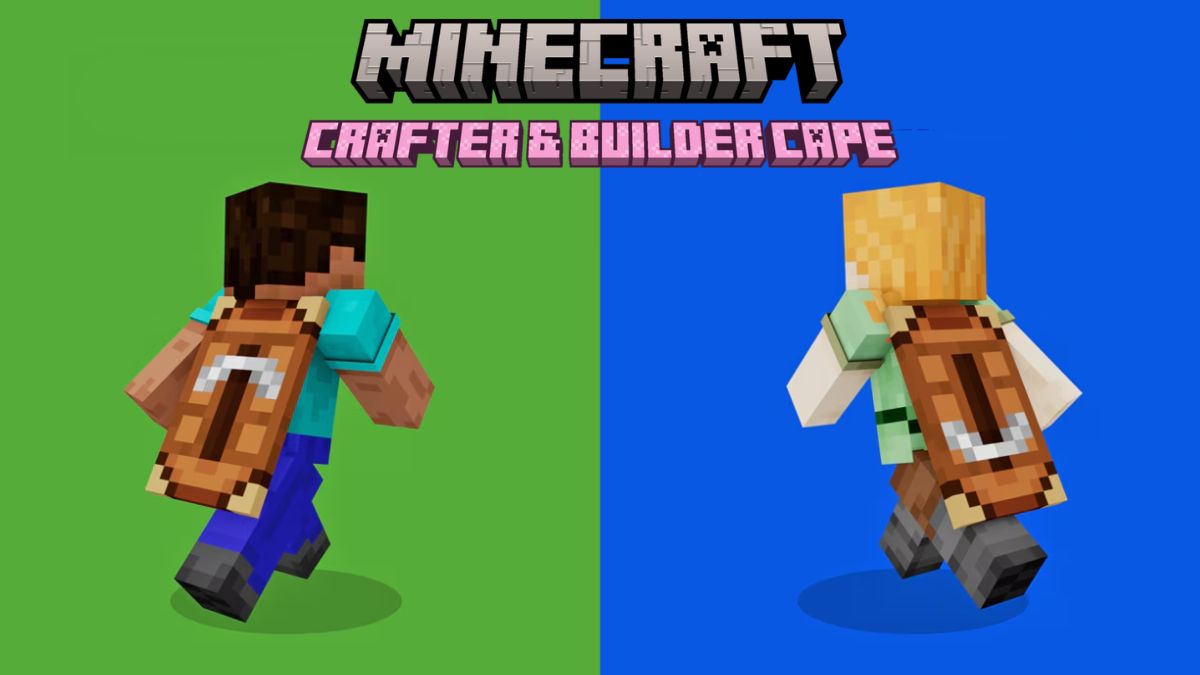 How to Get the New Crafter and Builder Capes in Minecraft
