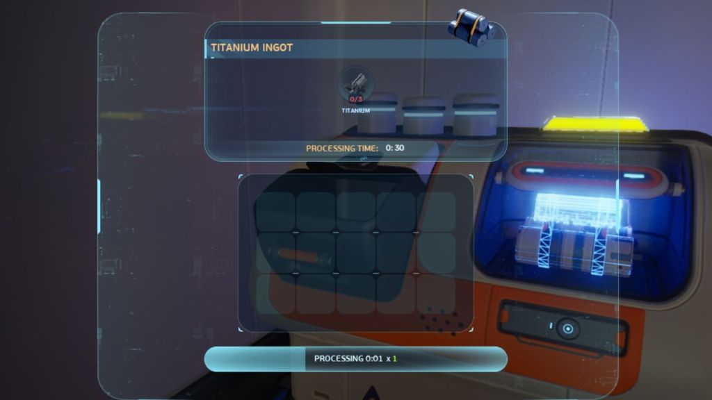 Make Titanium Ingot Crafting Time
