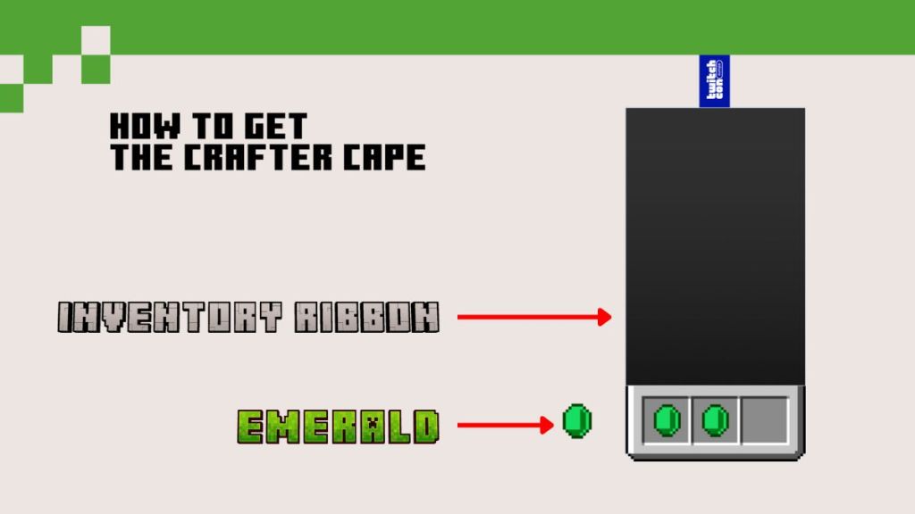 Minecraft TwitchCon Inventory Ribbon