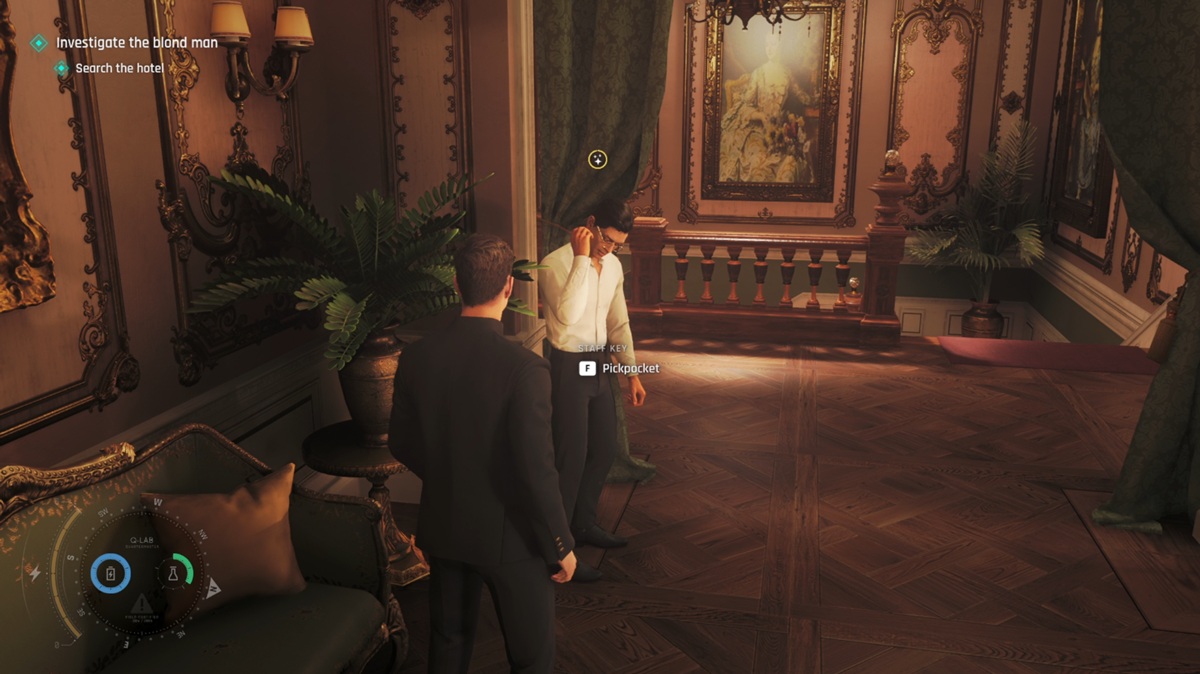 Pickpocket Staff Key in 007 First Light 'All The Time in The World' mission