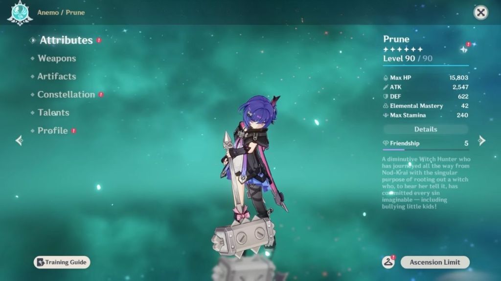Prune Build Genshin Impact