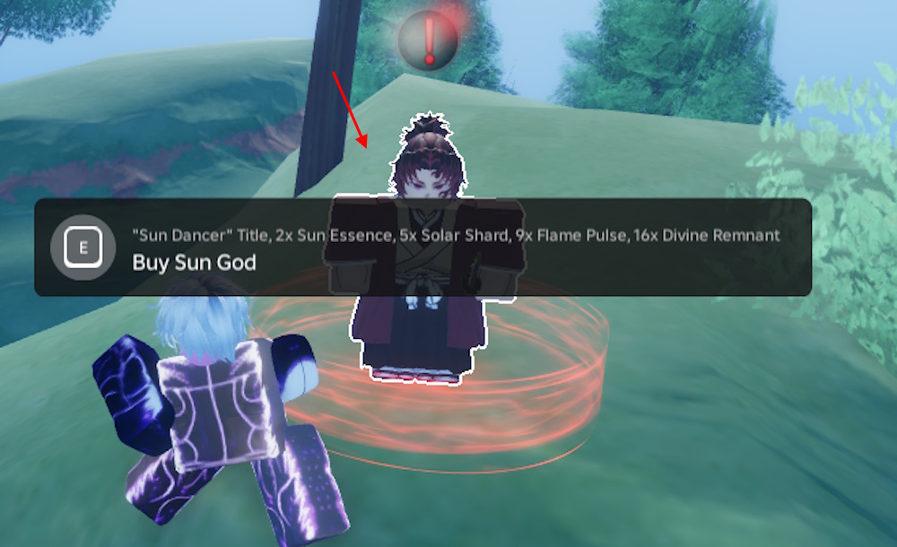 Purchase Sun God in Sailor Piece