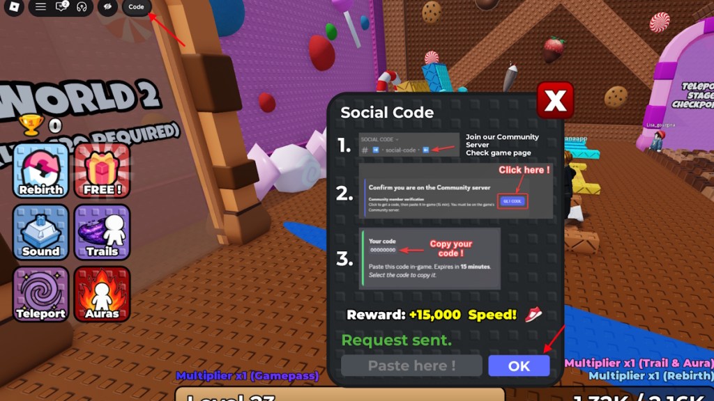 Redeem 1 Speed Keyboard Escape Codes
